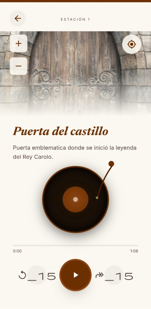 Reproductor de audio histórico