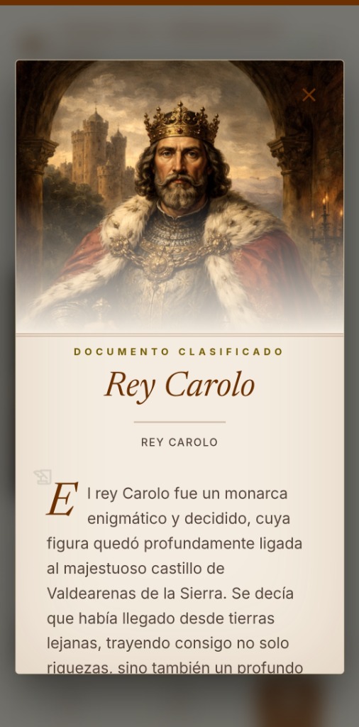 Detalle de personaje histórico